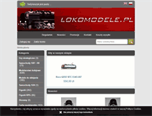 Tablet Screenshot of lokomodele.pl